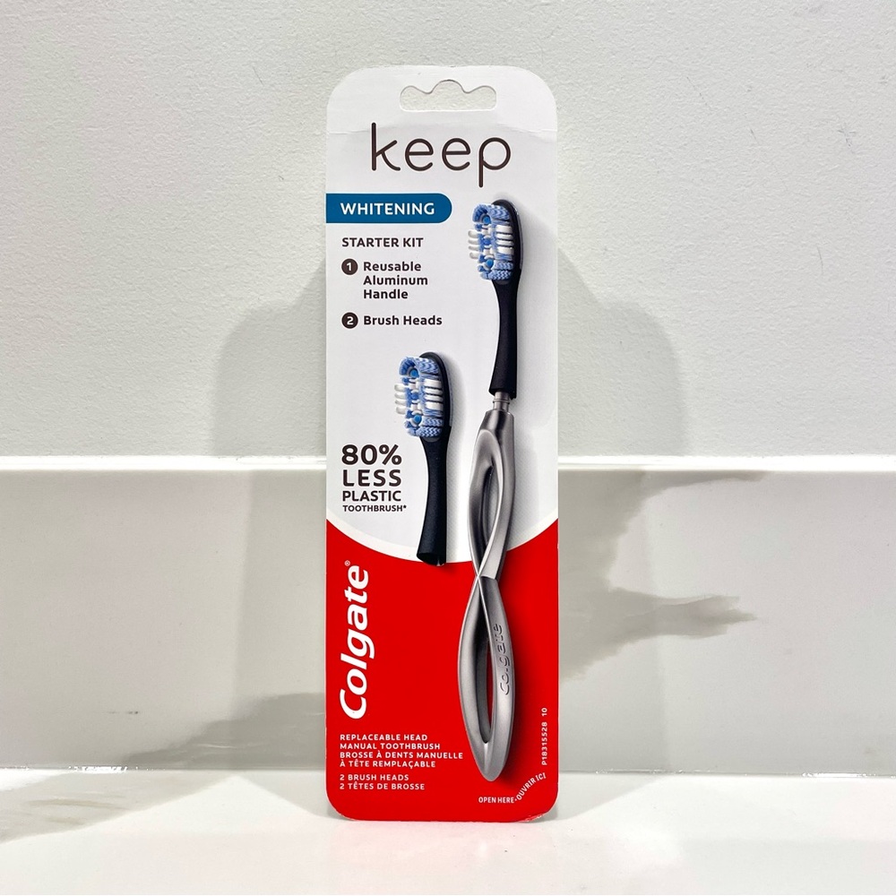 🔵3/$25 NEW Colgate Keep Whitening Toothbrush Starter Kit